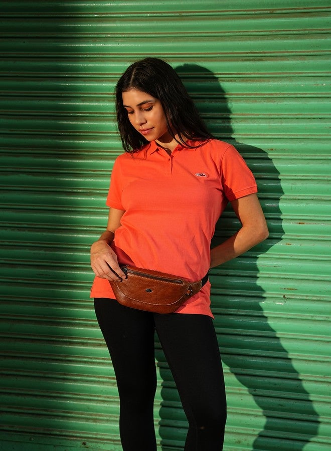 Perf Adjustable Waist Bag for Men & Women | Genuine Leather Crossbody Shoulder Bag | Travel, Office, Everyday Use - Image 2